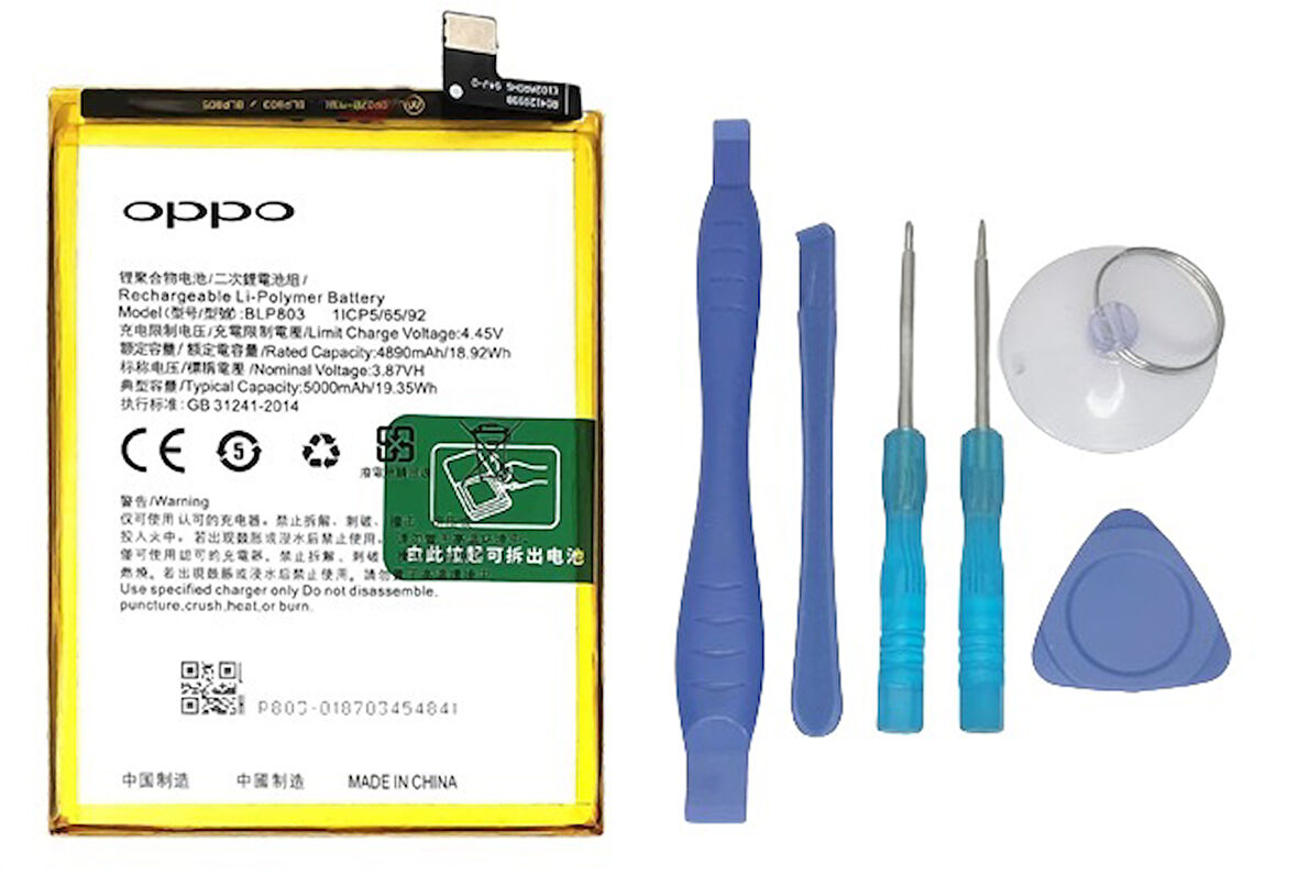 Oppo Realme 7i - Blp803 - Uyumlu Batarya Pil Sıfır Orijinal + TAMİR SETİ