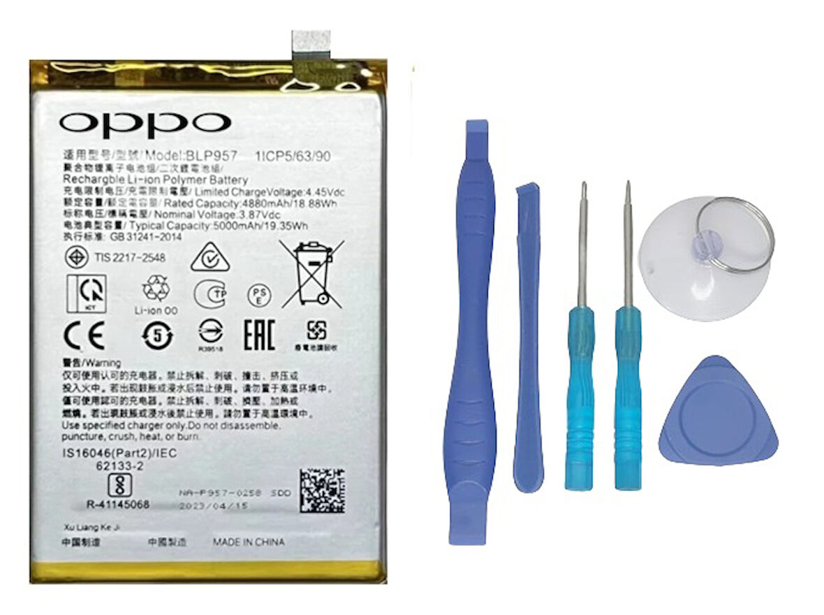 Oppo Realme Narzo 30 5g - Blp803 - Uyumlu Batarya Pil Sıfır Orijinal + TAMİR SETİ