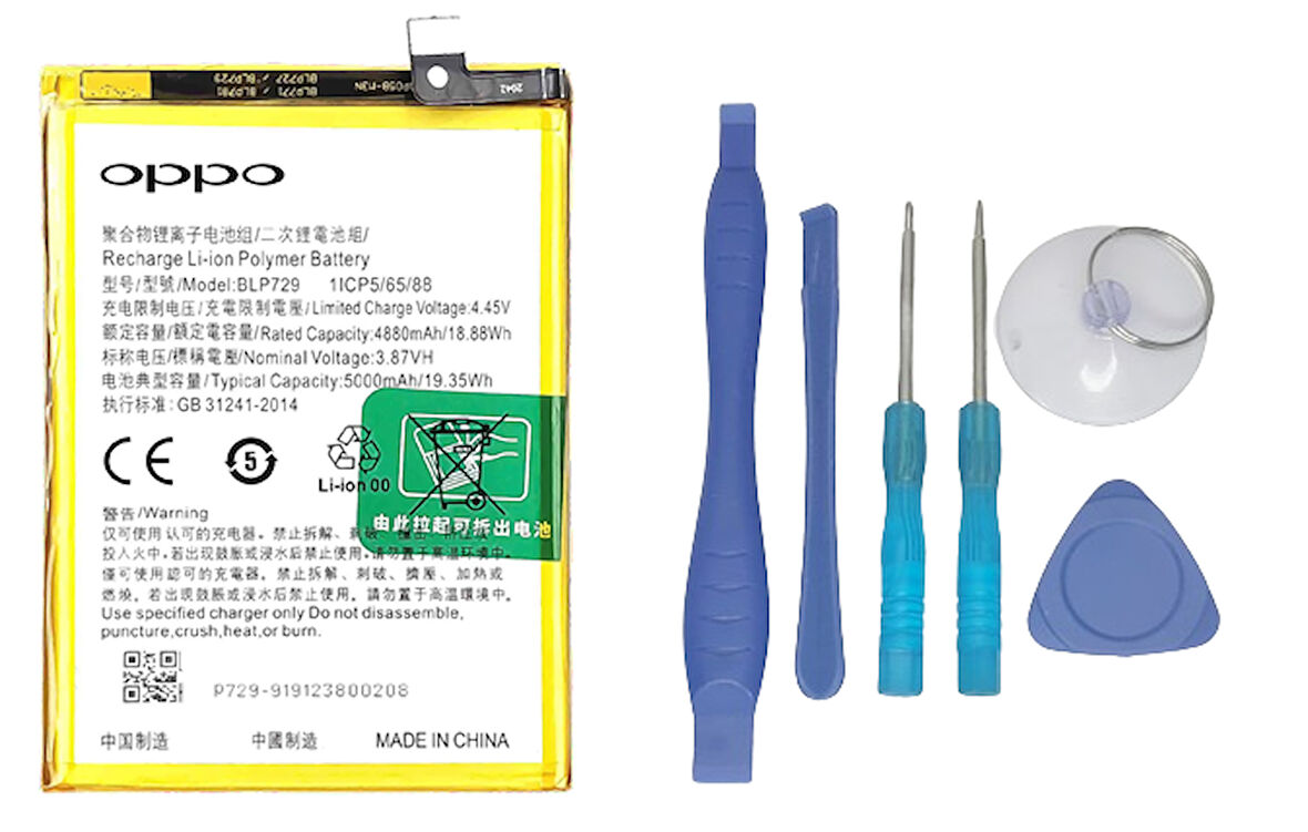 Oppo Realme Narzo 50i -Blp729 - Uyumlu Batarya Pil Sıfır Orijinal + TAMİR SETİ