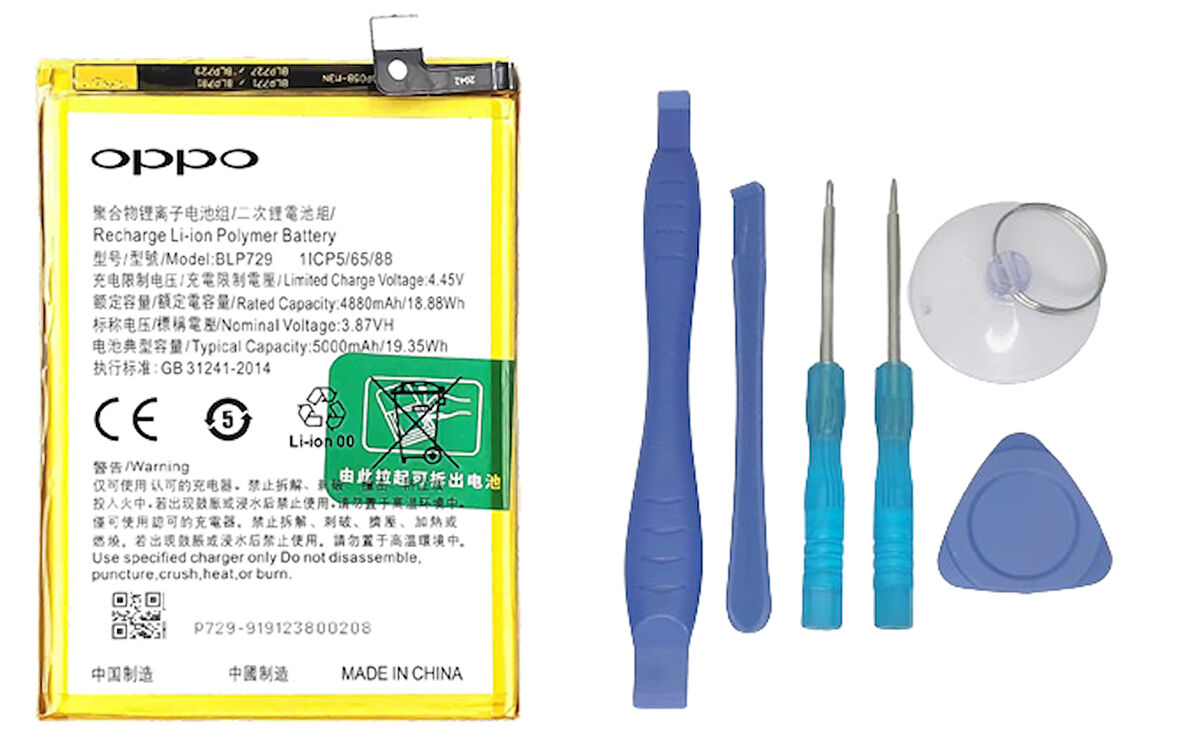 Oppo Realme C11 2021 -Blp729 Uyumlu Batarya Pil Sıfır Orijinal + TAMİR SETİ