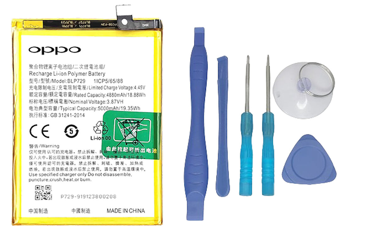 Oppo Realme C20A -Blp729 Uyumlu Batarya Pil Sıfır Orijinal + TAMİR SETİ