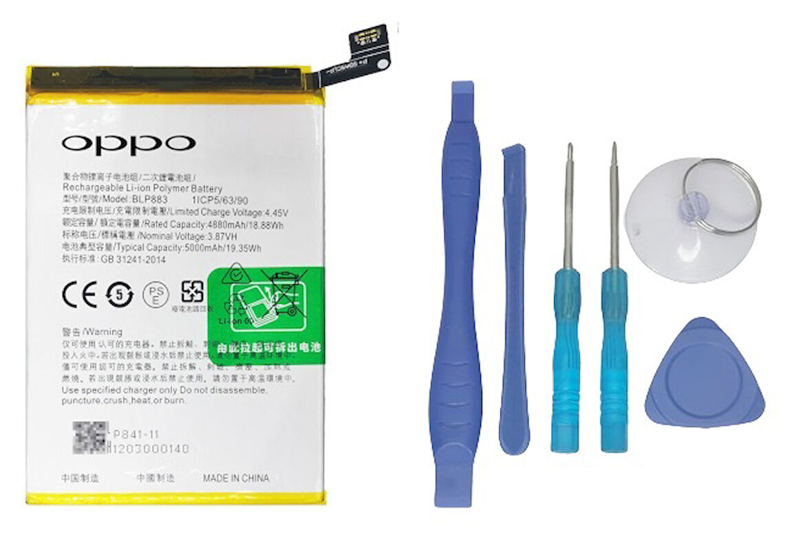 Oppo Realme Narzo 50 Pro - Blp883 Uyumlu Batarya Pil Sıfır Orijinal + TAMİR SETİ