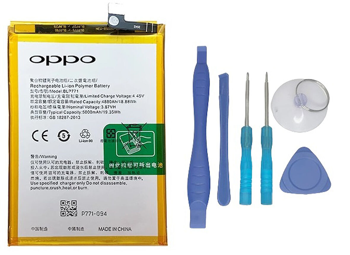 Oppo Realme C25Y - Blp711 Uyumlu Batarya Pil Sıfır Orijinal + TAMİR SETİ