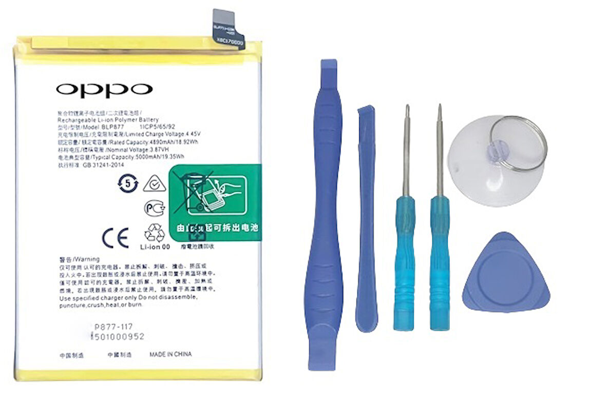 Oppo Realme C30S - Blp877 - Uyumlu Batarya Pil Sıfır Orijinal + TAMİR SETİ