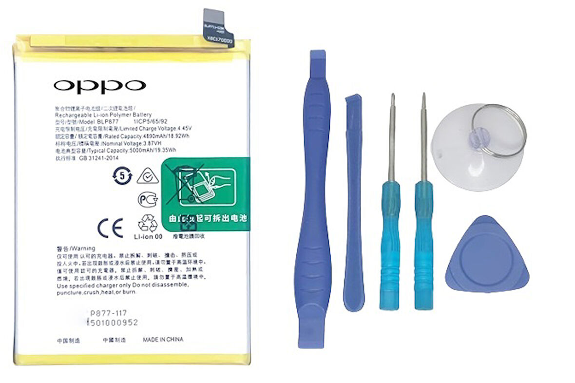 Oppo Realme V20 - Blp877 - Uyumlu Batarya Pil Sıfır Orijinal + TAMİR SETİ