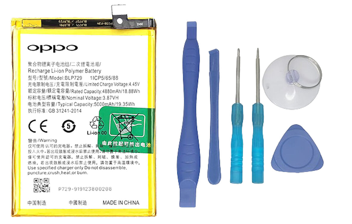 Oppo Realme Narzo 10a - Blp729 Uyumlu Batarya Pil Sıfır Orijinal + TAMİR SETİ