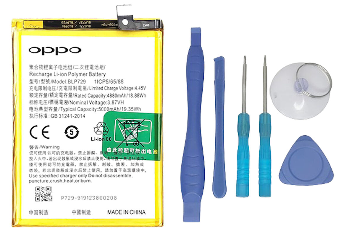 Oppo Realme Narzo 50a - Blp793 Uyumlu Batarya Pil Sıfır Orijinal + TAMİR SETİ