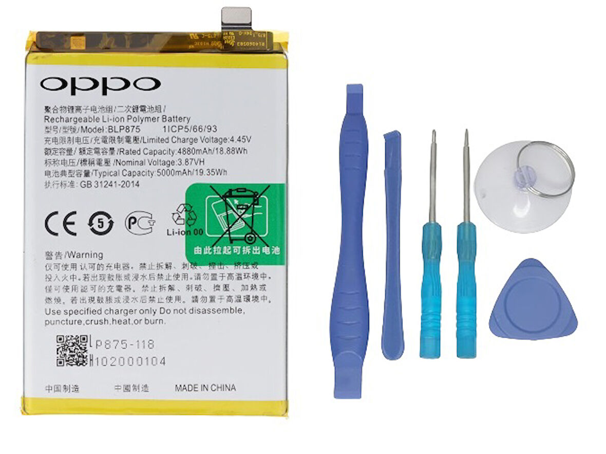 Oppo Realme Q3 Pro 5g - Blp857 - Uyumlu Batarya - Uyumlu Batarya Pil Sıfır Orijinal + TAMİR SETİ