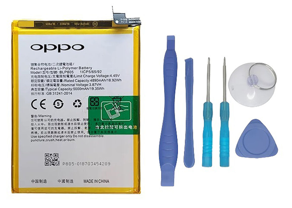 Oppo A11s - Blp805 - Uyumlu Batarya Pil Sıfır Orijinal + TAMİR SETİ