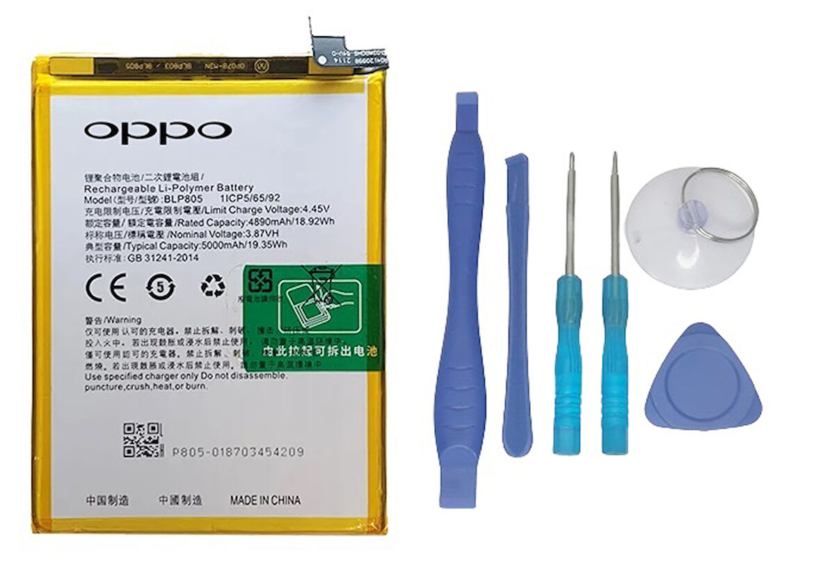 Oppo A93 - Blp805 -Uyumlu Batarya Pil Sıfır Orijinal + TAMİR SETİ