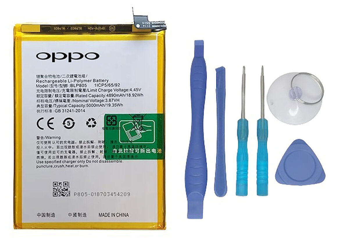 Oppo A33 2020 - Blp805 - Uyumlu Batarya Pil Sıfır Orijinal + TAMİR SETİ