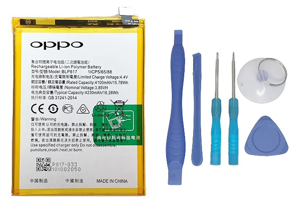 Oppo A35 - Blp817 - Uyumlu Batarya Pil Sıfır Orijinal + TAMİR SETİ