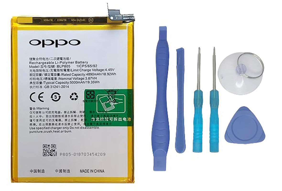 Oppo A53 - Blp805 - Uyumlu Batarya Pil Sıfır Orijinal + TAMİR SETİ