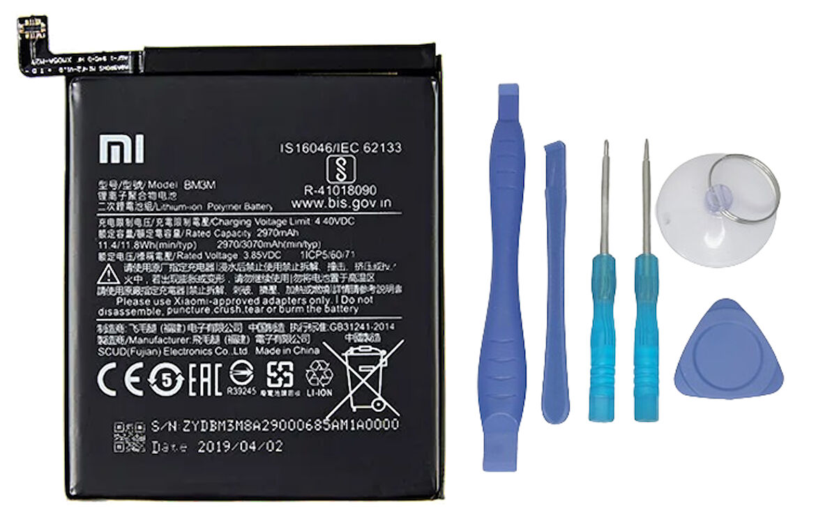 Xiaomi Mi 9SE - BM3M - Uyumlu Batarya Pil Sıfır Orijinal + TAMİR SETİ