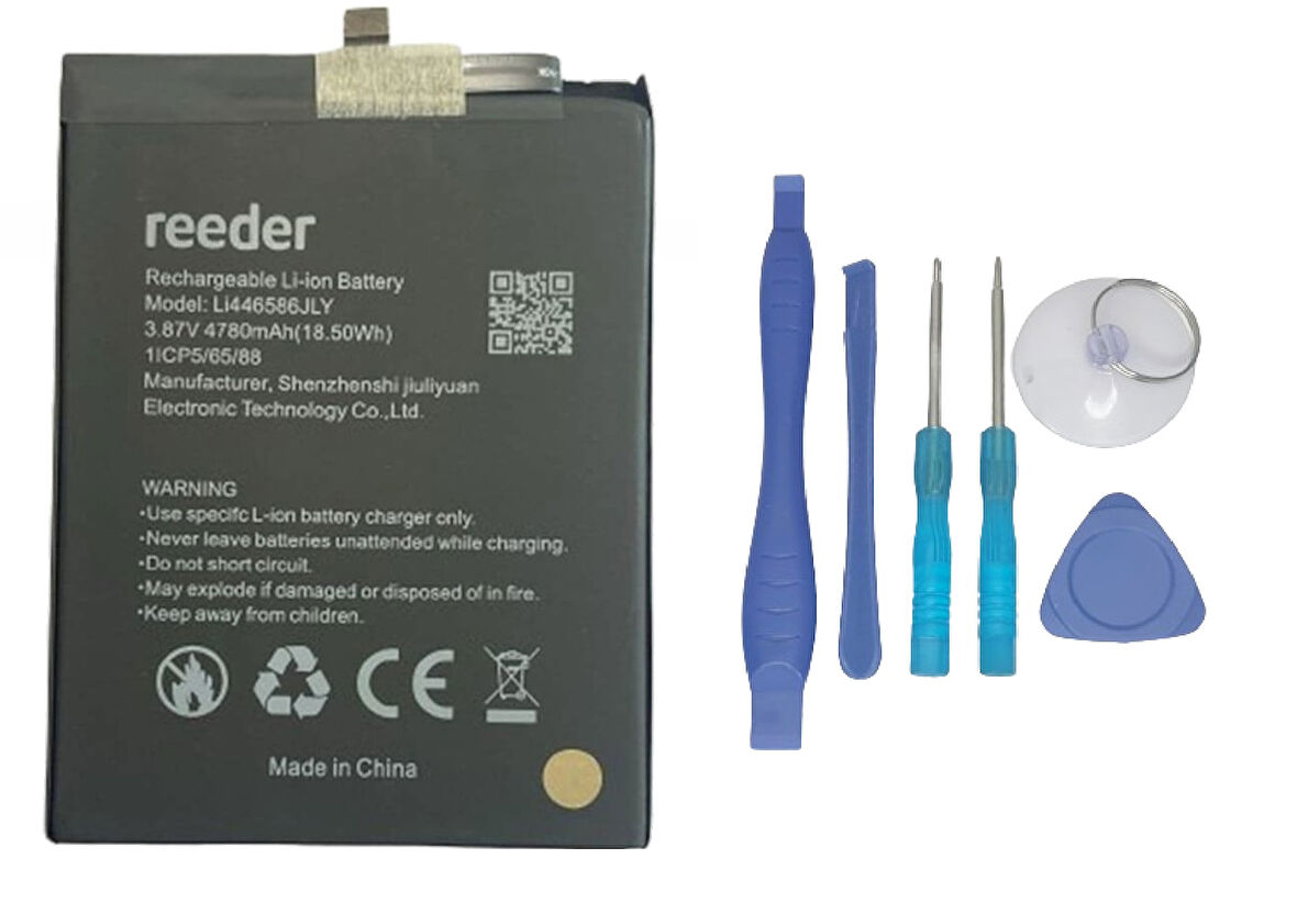 Reeder P13 Blue Plus Uyumlu Batarya Pil Sıfır Orijinal + TAMİR SETİ