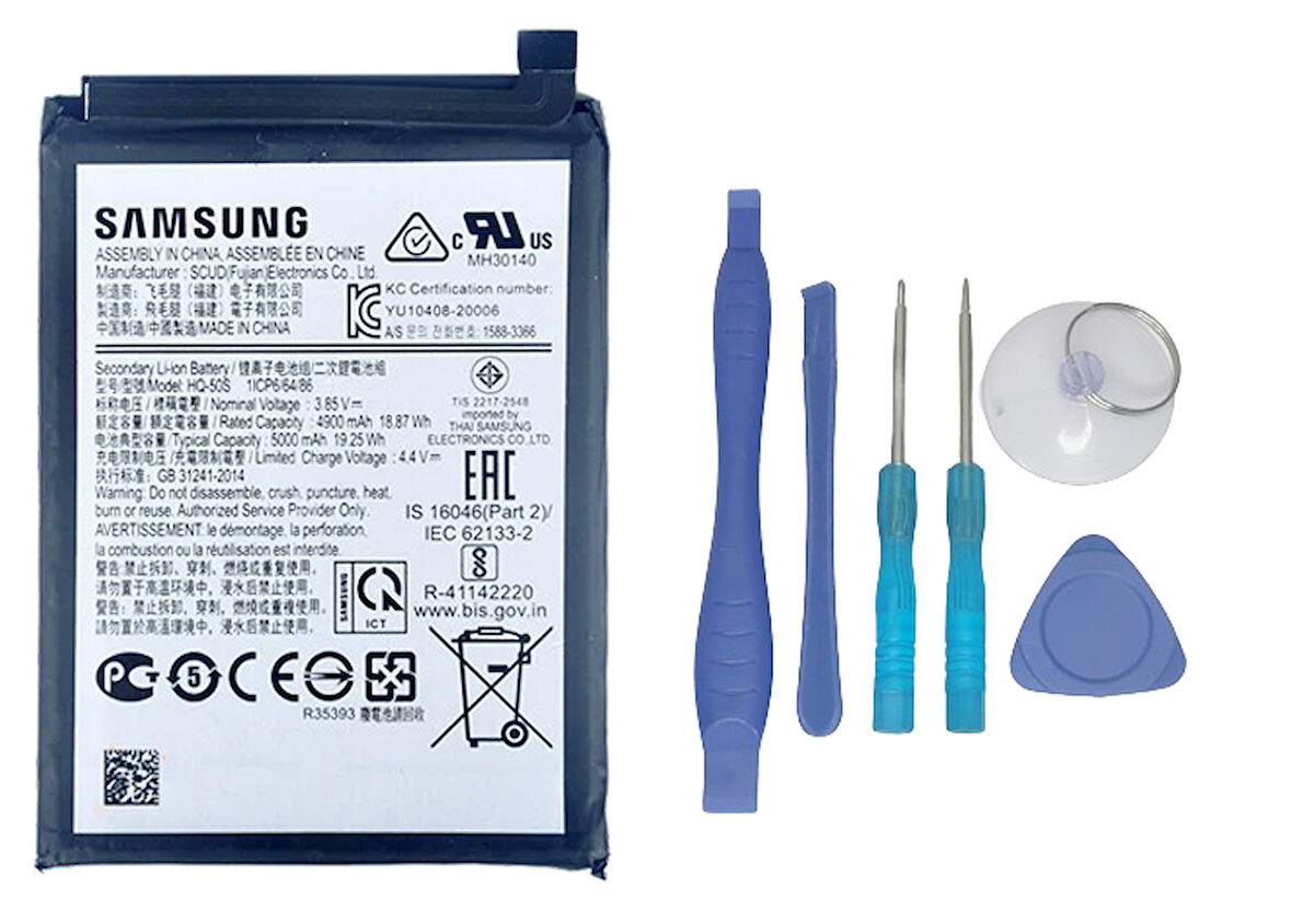 Samsung Galaxy A04 - SM-A045 - Uyumlu Batarya Pil Sıfır Orijinal + TAMİR SETİ