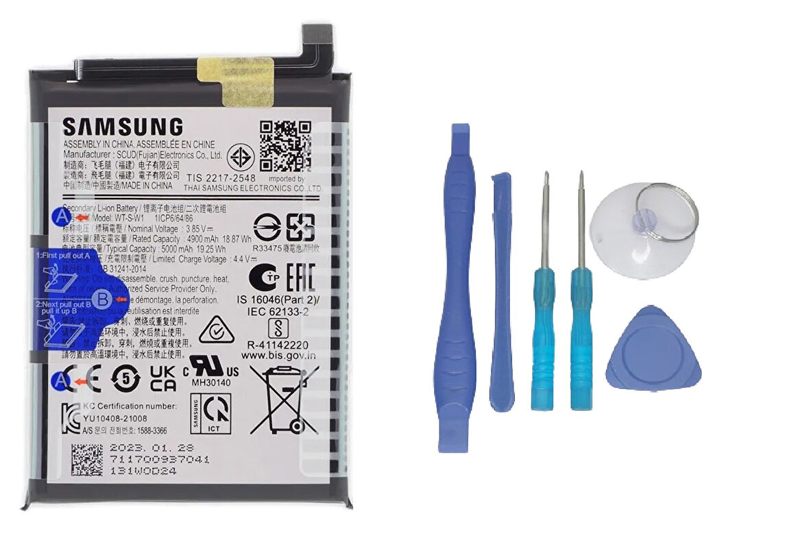 Samsung Galaxy A04E - SM-A042 - Uyumlu Batarya Pil Sıfır Orijinal + TAMİR SETİ