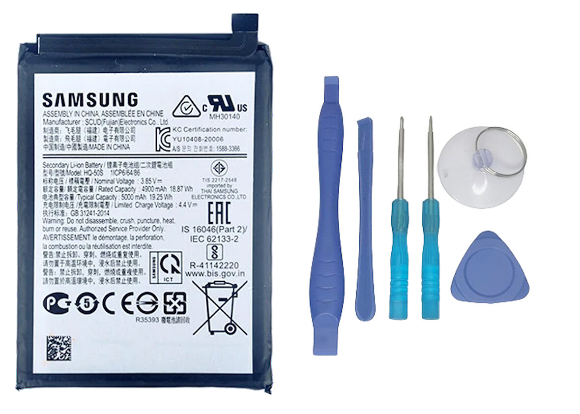 Samsung Galaxy A02S - SM-A025 - Uyumlu Batarya Pil Sıfır Orijinal + TAMİR SETİ