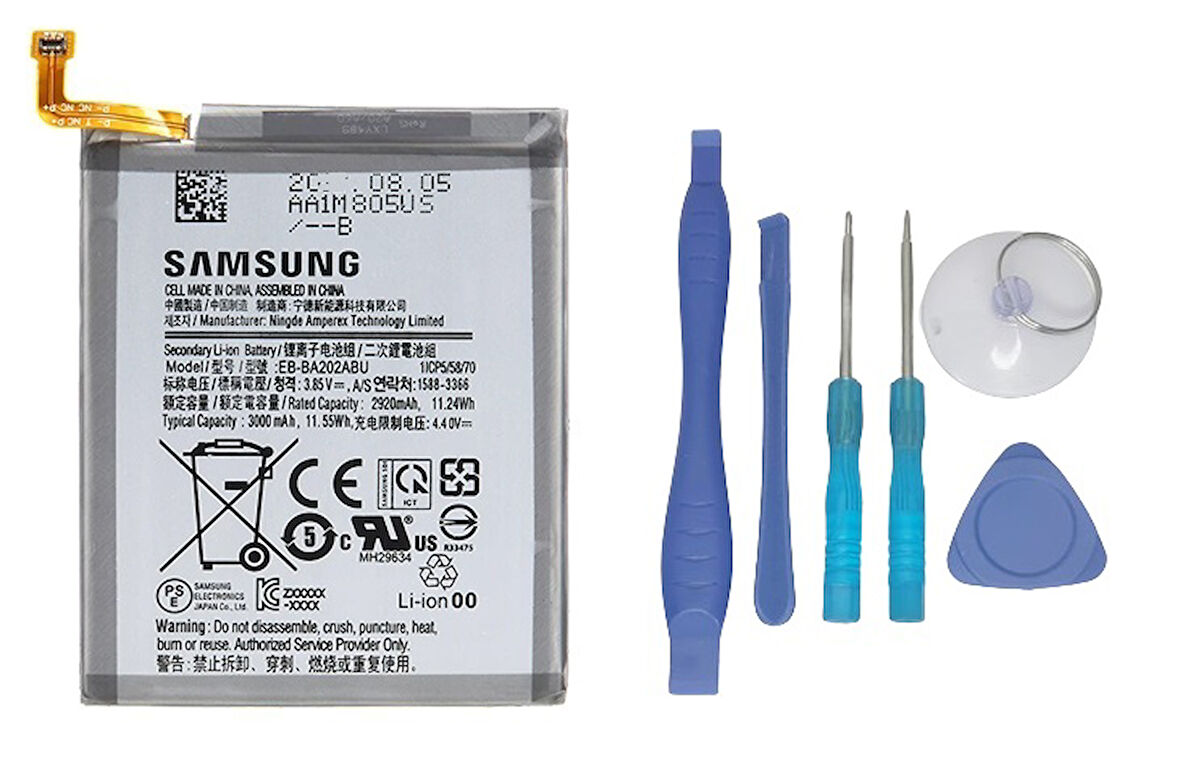 Samsung Galaxy A10E  Uyumlu Batarya Pil Sıfır Orijinal + TAMİR SETİ