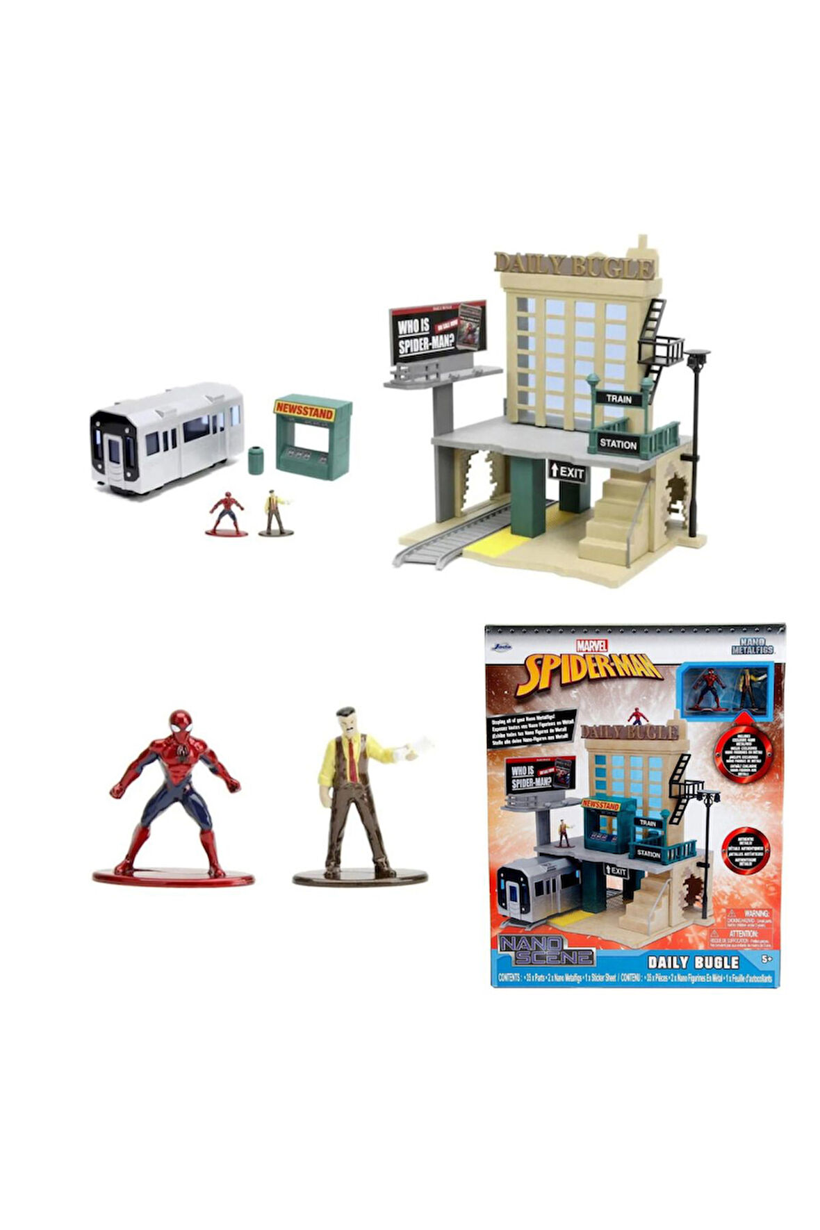 Spider-Man Oyun İstasyonu Örümcek Adam Oyun İstasyonu Spiderman New York City Deluxe Nano Scene