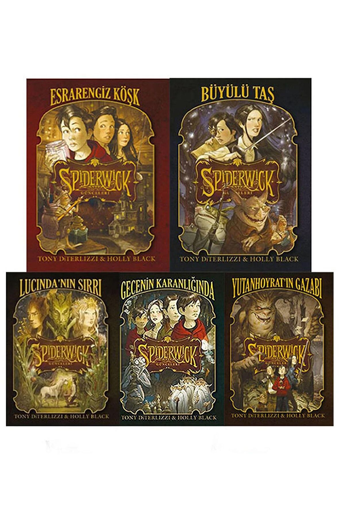 Spiderwick Günceleri 5 Kitap Set 1-2-3-4-5