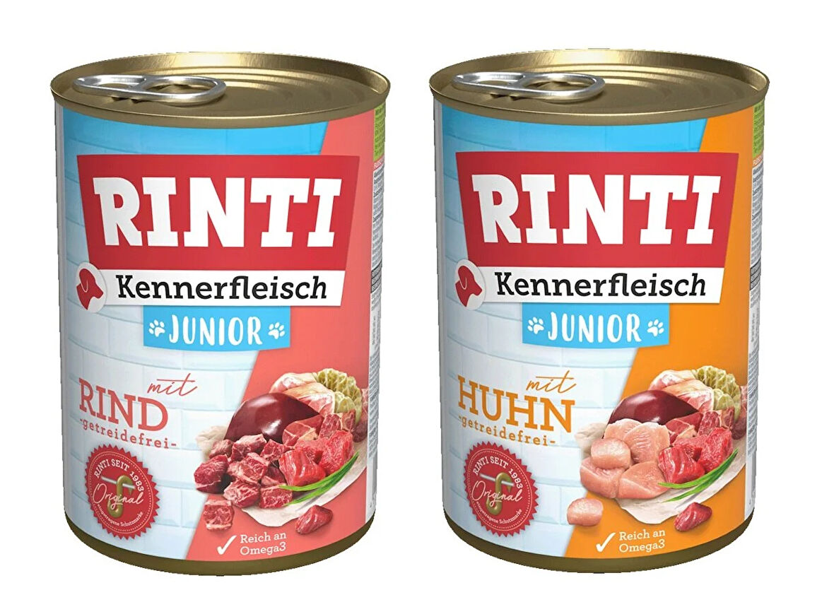 Rinti 2 Çeşit Karma Gurme Yavru Köpek Konservesi 400 Gr. X 2 Adet