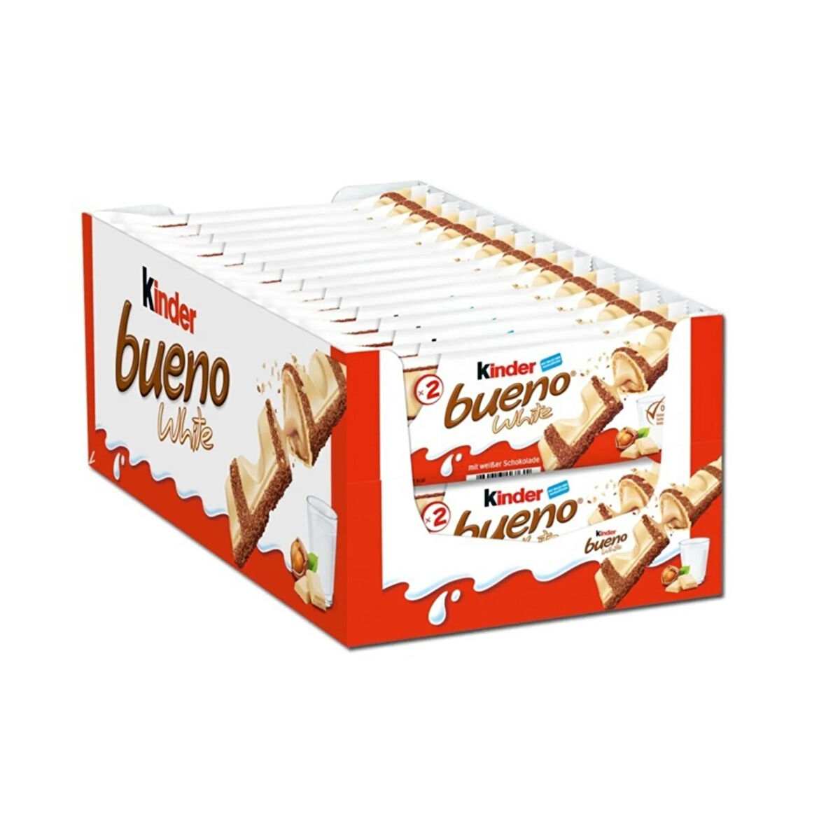 Kinder Bueno White 39 gr X 30 Adet