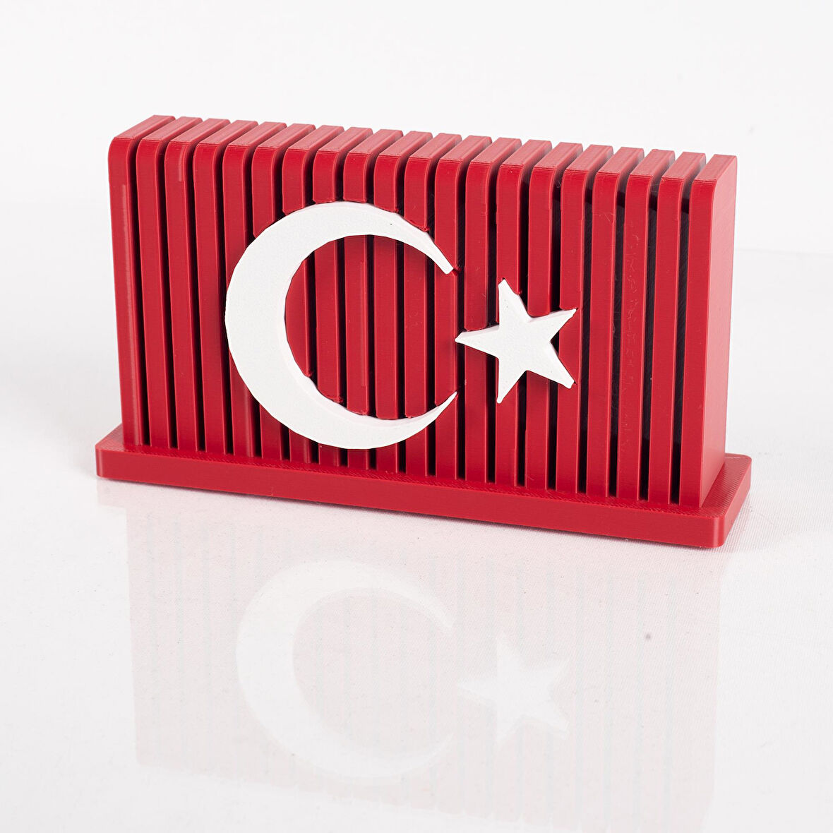 Kırmızı Beyaz 3D Türk Bayrağı Biblosu Ofis Masa üstü Bayrağı İş yeri Hediyesi