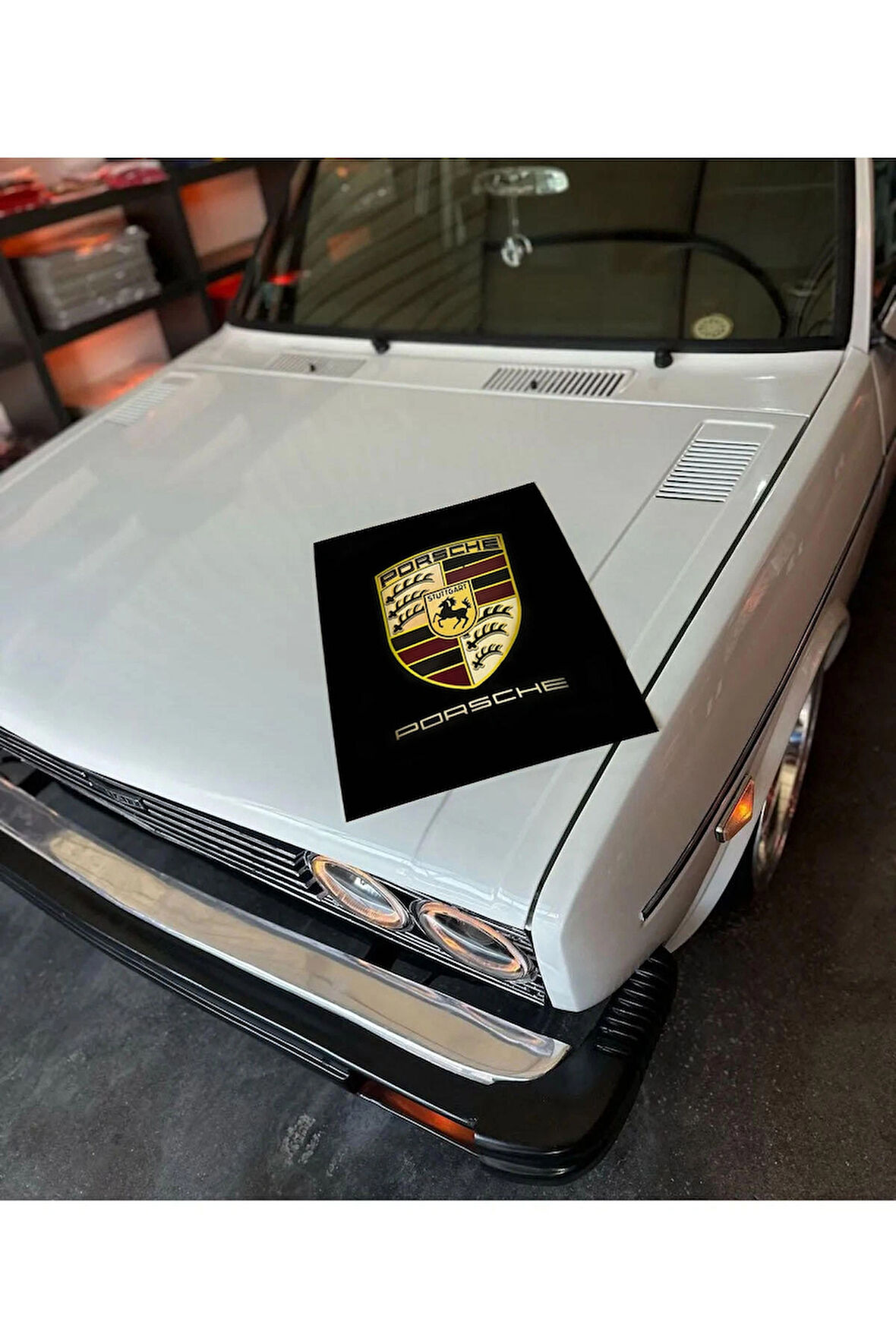 PORSCHE KAĞIT OTO PASPAS 230 gr. PARLAK SELEFONLU 35X50 cm 50 ADET