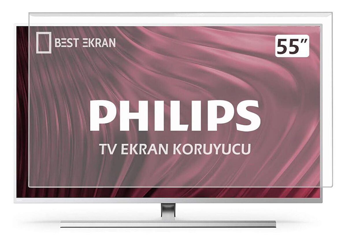 Philips 55OLED809 TV EKRAN KORUYUCU - Philips 55" inç The one LED Ambilight Koruyucu