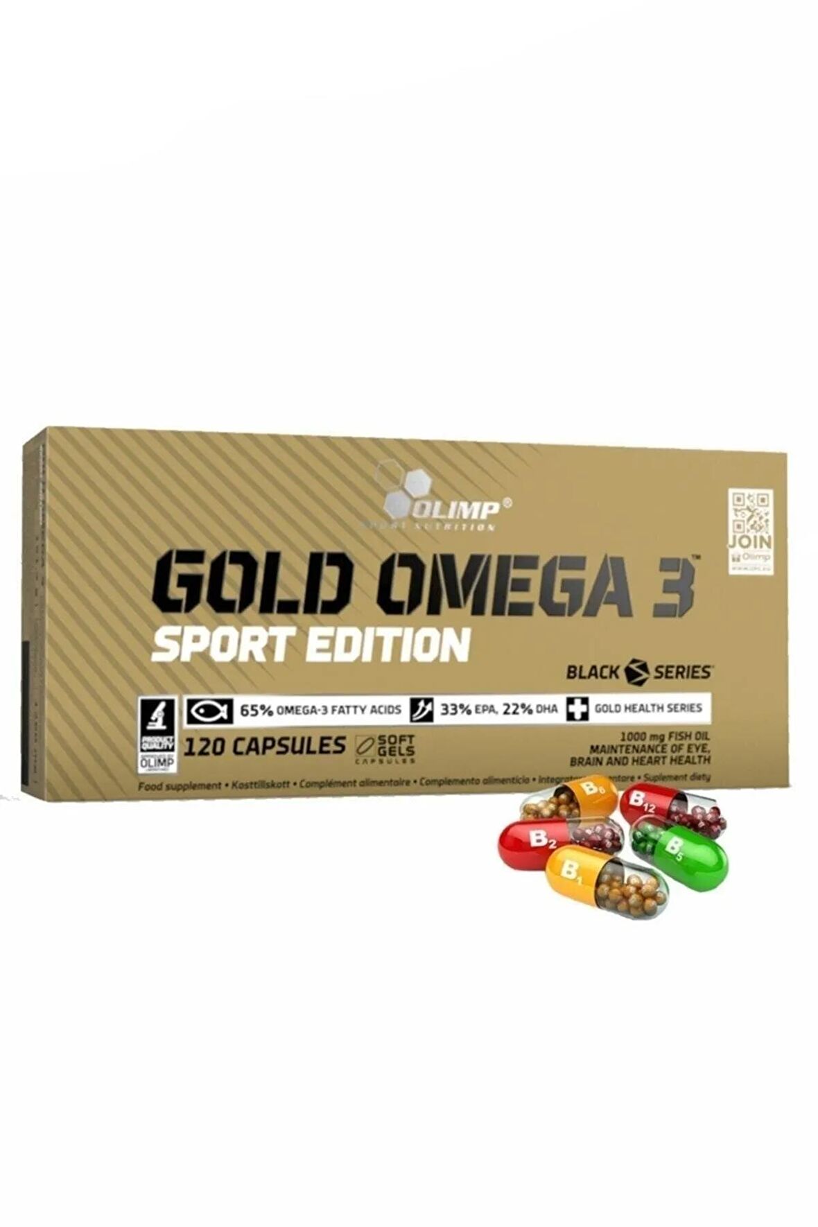 Olimp Gold Omega 3 Sport Edition 120 Kapsül