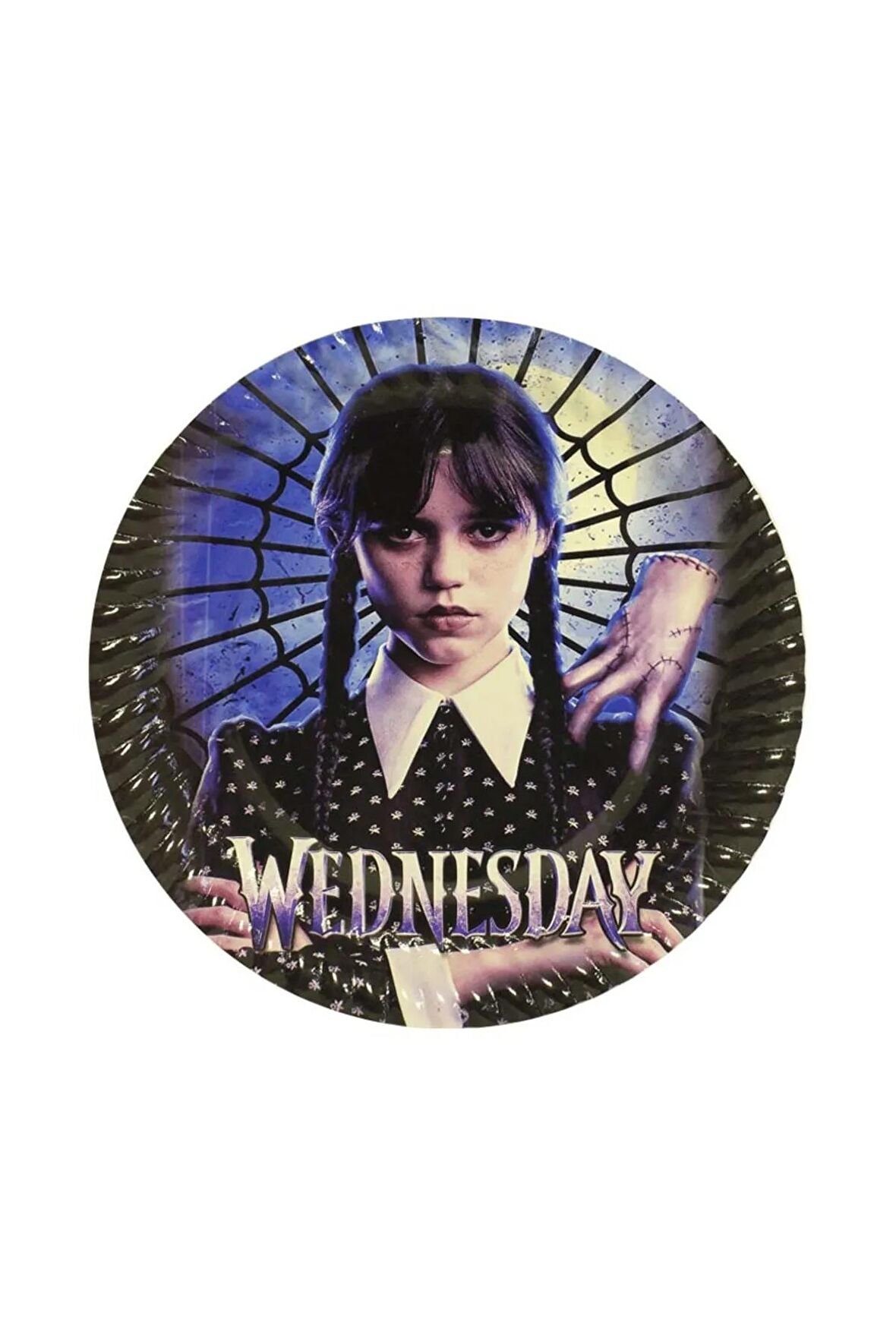 Wednesday Temalı Karton Tabak 8'li
