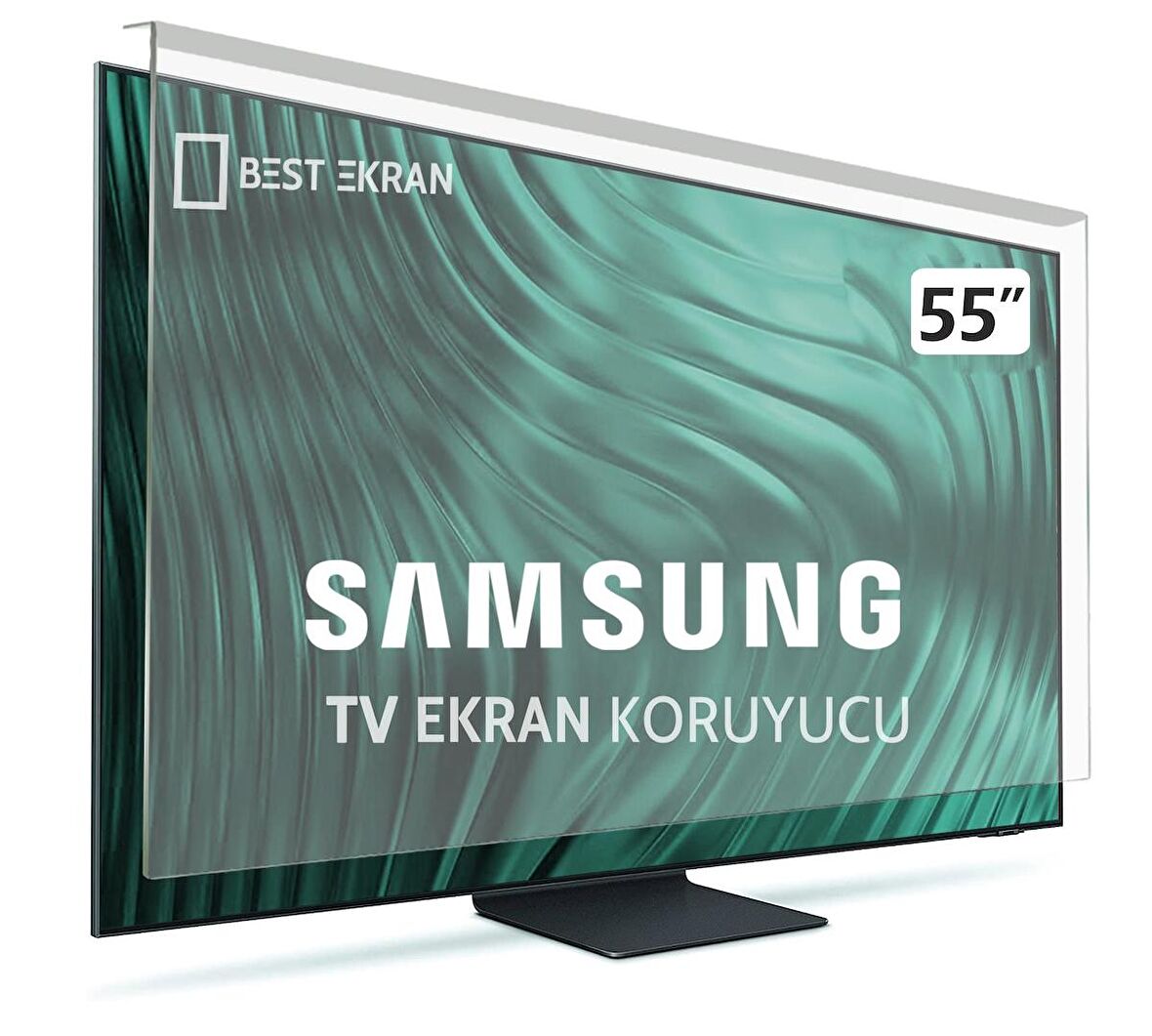 SAMSUNG 55QN90D TV EKRAN KORUYUCU - Samsung 55" inç 138cm 139 Ekran QE55QN90DATXTK NEO QLED Kırılmaz Koruyucu