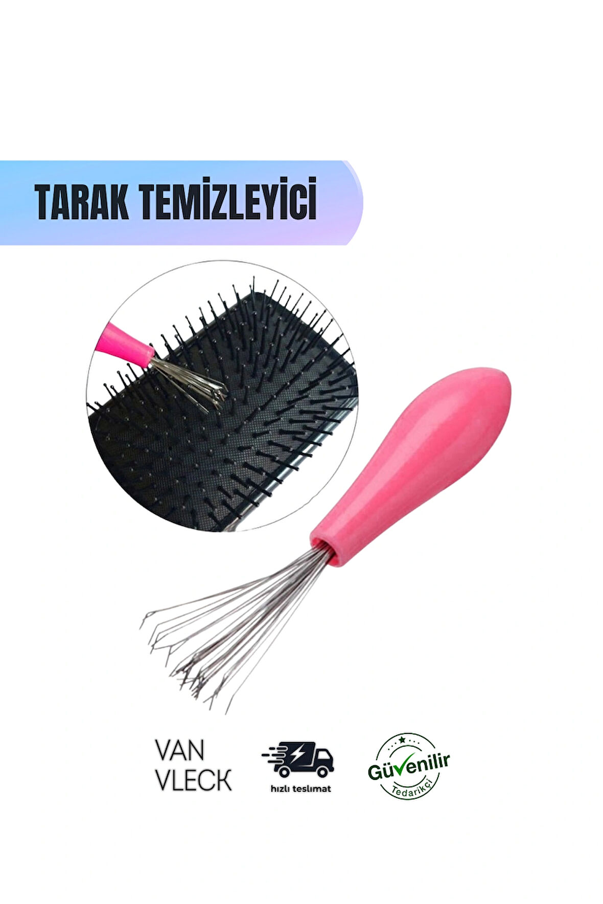 Tarak Temizleme Aparatı – Saç Fırçası Temizleyici, Pratik Tarak Arası Saç Toplayıcı