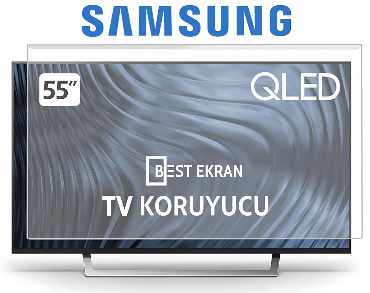 Samsung LED TV 55" inç 139 cm Smart Crystal Uhd 4k-8k OLED QLED Qned Televizyon Tv Ekran Koruyucu 