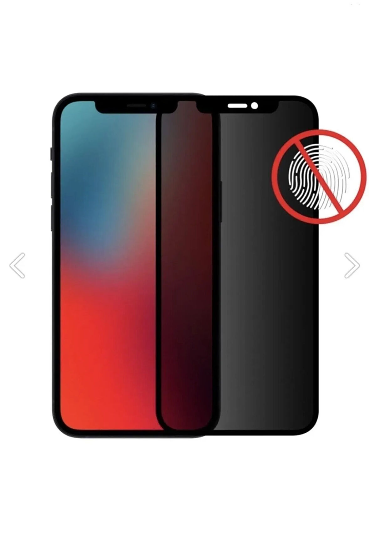 iPhone 11 Pro Max Ekran Koruyucu Cam Uyumlu PARMAK İZİ BIRAKMAYAN Premium Cam - Extra İnce