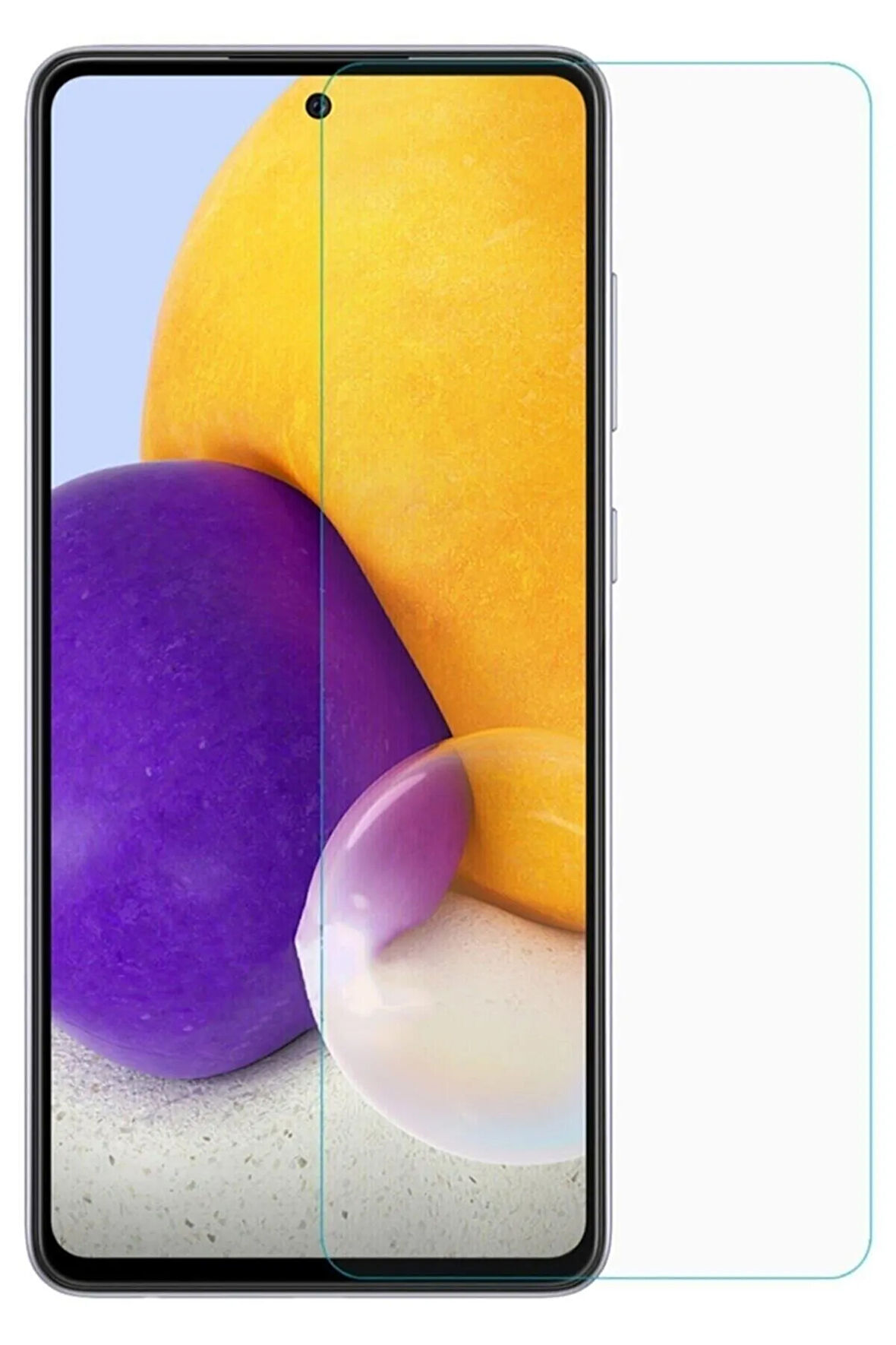 Samsung Galaxy A72 Uyumlu Şeffaf 9h Esnek Nano Kırılmaz Ekran Koruyucu - Extra İnce