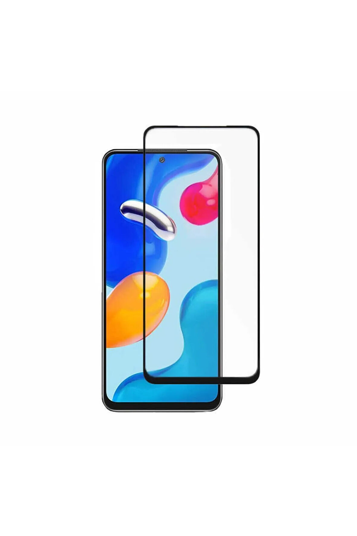 Xiaomi Redmi Note 11s Uyumlu Tam Kaplayan Tamperli Cam Ekran Koruyucu - Extra İnce