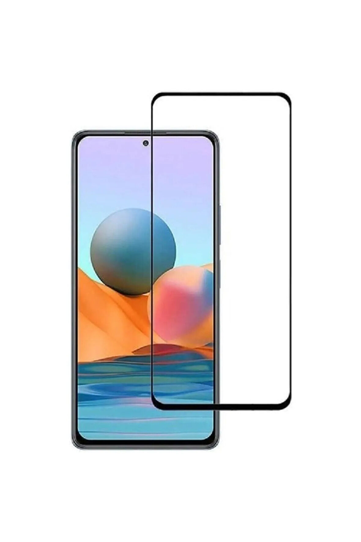 Xiaomi Redmi Note 10 5g Uyumlu Tam Ekran Koruyucu Kırılmaz Cam - Extra İnce