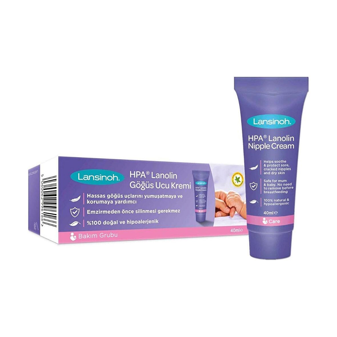 Lansinoh HPA® Lanolin Göğüs Ucu Kremi (40 ml)