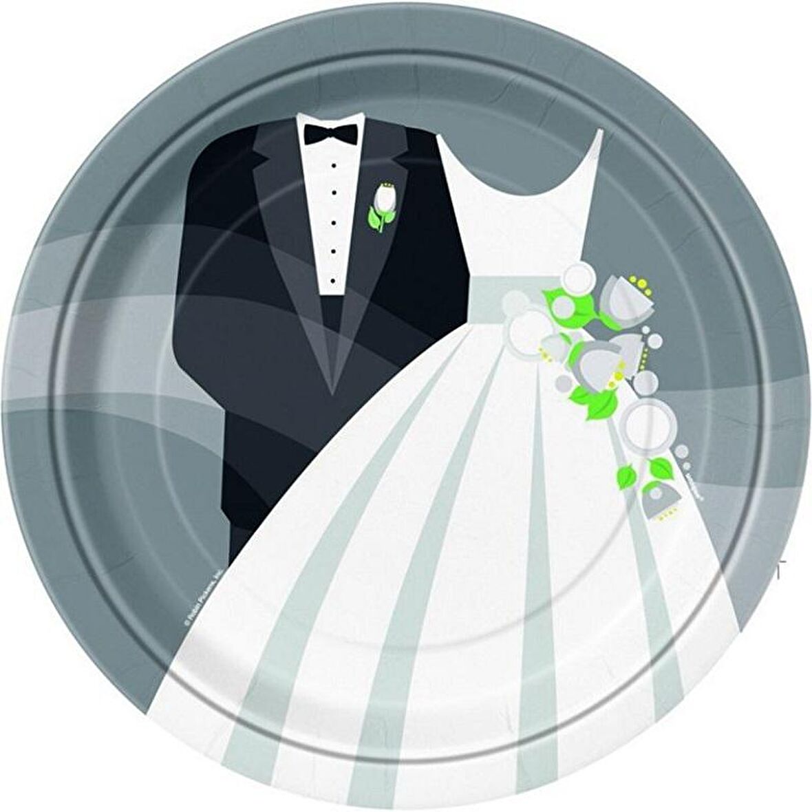 WEDDİNG GELİN DAMAT TABAK 8'Lİ