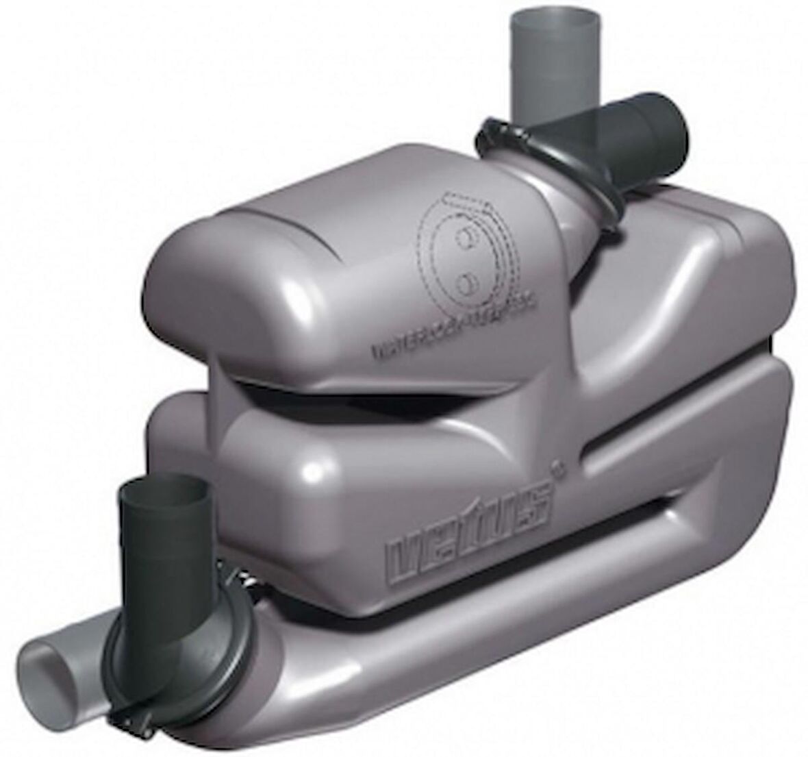 Vetus waterlock LSG90 uzun egzoz sistemleri için 17 LT 