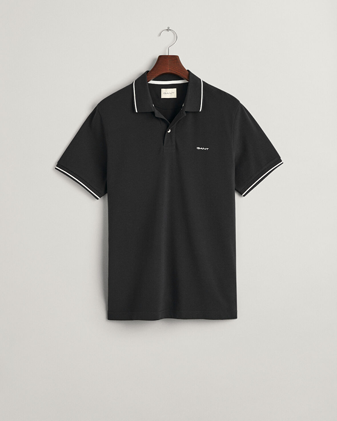 GANT Erkek Siyah Regular Fit Polo