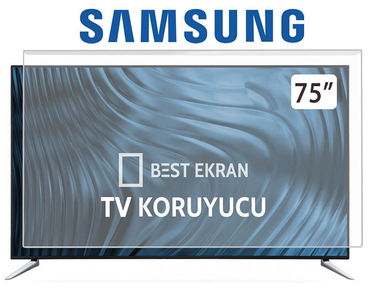 Samsung 75" inç 189 Ekran Tv Ekran Koruyucu led Qled Crystal Qned Smart Uhd 4k-8k