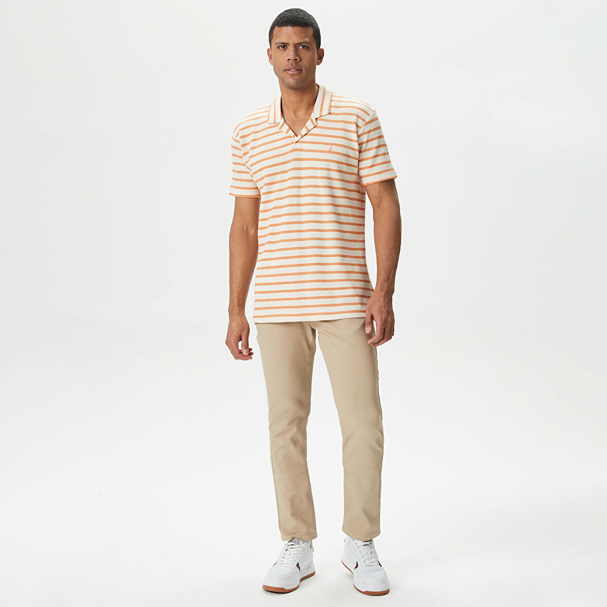 Nautica Erkek Bej Slim Fit Pantolon