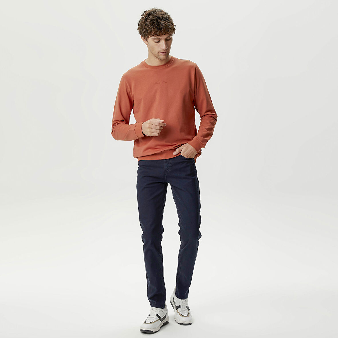 Nautica Erkek Lacivert Slim Fit Pantolon