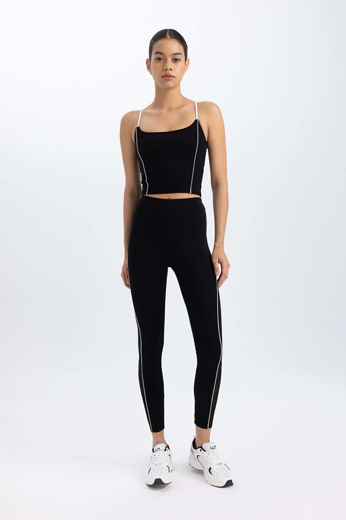 DeFactoFit Beli Saran Sporcu Tayt C0561AX24SMBK81