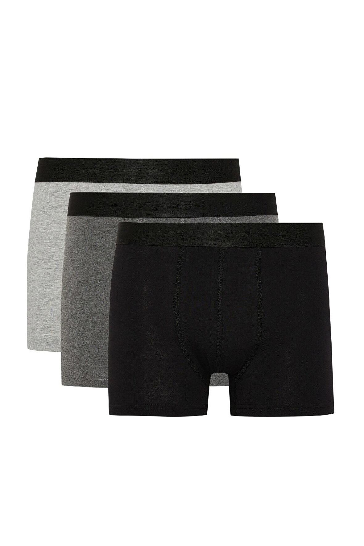 DeFacto Regular Fit 3'lü Boxer K7635AZ24SMBK27