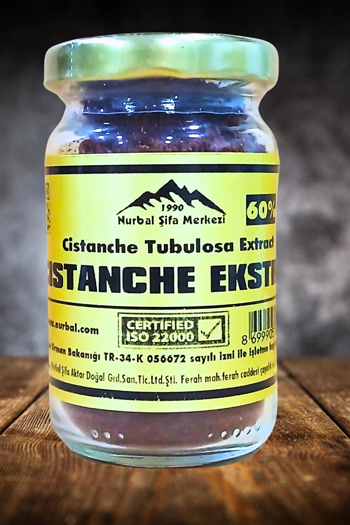 Cistanche Ekstrakt 50 gr 60:1