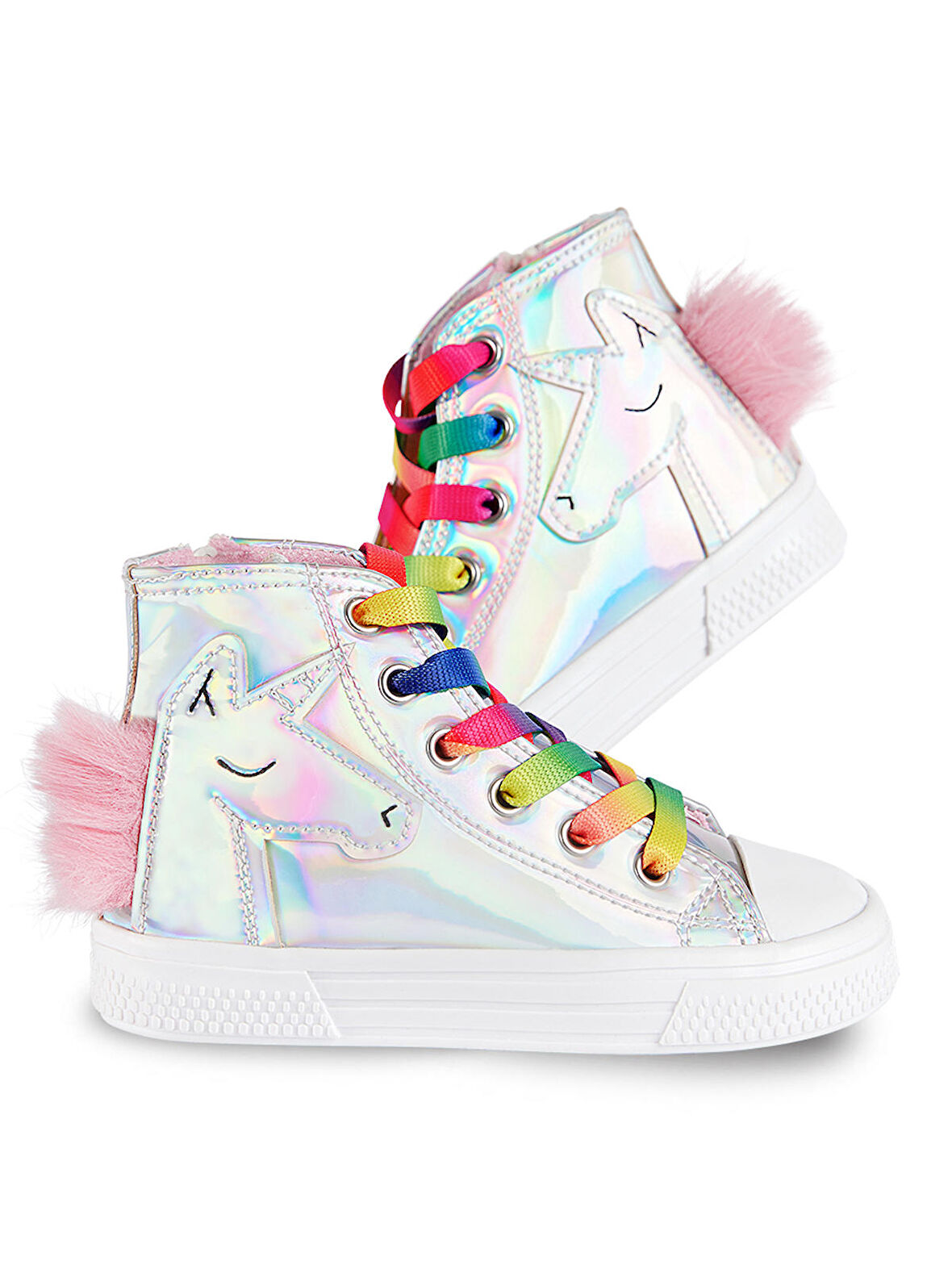 Unicorn Hologramlı Kız Sneakers